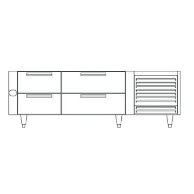 Garland UN17C120 Refrigerated Chef Base 