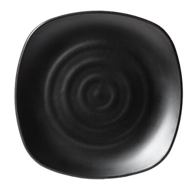 GET Enterprises P-1175-BK Plastic Plate 