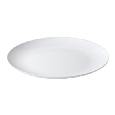 GET Enterprises ML-243-W Plastic Plate 