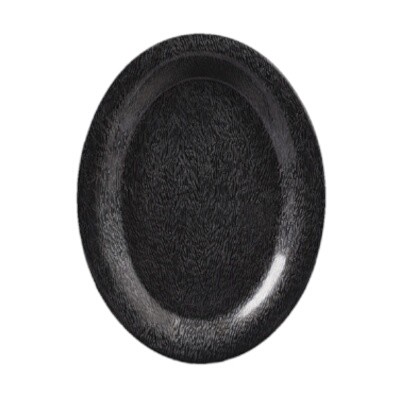 GET Enterprises OP-120-EW-BK Plastic Platter 