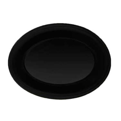 GET Enterprises OP-135-BK Plastic Platter 