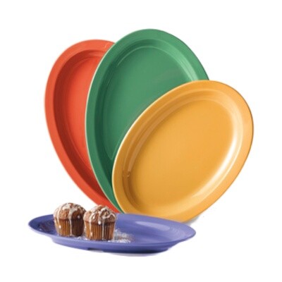 GET Enterprises OP-610-MIX Plastic Platter 