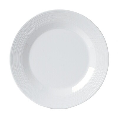 GET Enterprises PT-6-MN-W Plastic Plate 