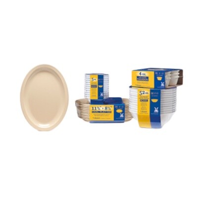 GET Enterprises SP-OP-610-T Plastic Platter 