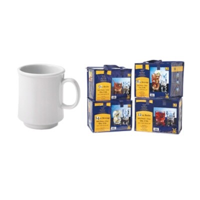 GET Enterprises SP-TM-1308-W Plastic Mug 