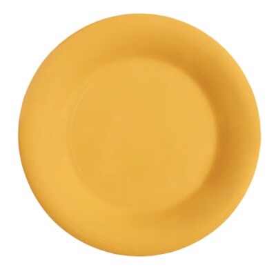 GET Enterprises WP-10-TY Plastic Plate 