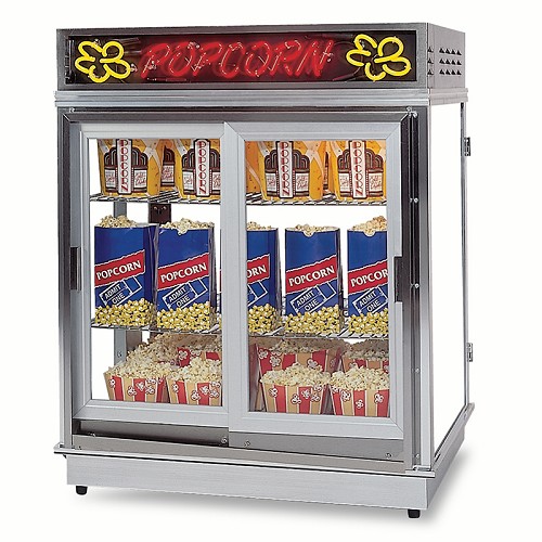 Gold Medal 2004SLDN - Astro Pop Staging Cabinet, (3) shelf warmer, forced hot air system 