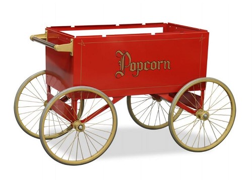 Gold Medal 2936 - 36' Red Popcorn Wagon 
