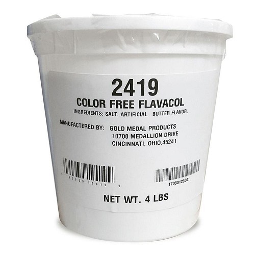 Gold Medal 2419 - Flavacol Seasoning Salt, Color Free 