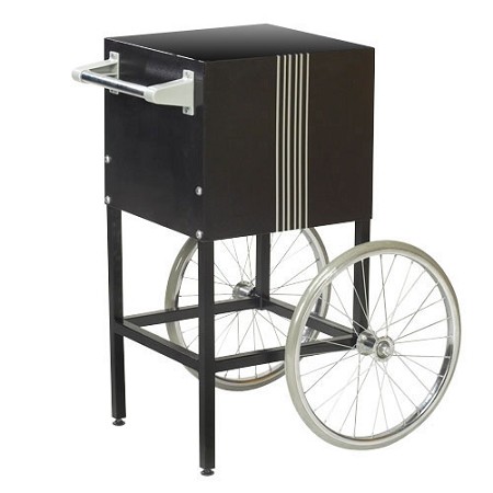 Gold Medal 2669RT - Midnight Popcorn Cart, 8 oz., Side Shelf Included 