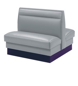 Vitro Seating GV-1-DOUBLE - Gravois Series Double Booth, Grade 5 