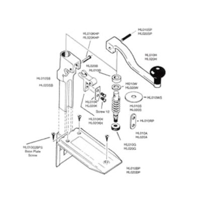 Browne 574064-2 Can Opener Parts 