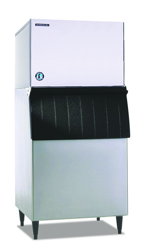 KMD-505MAJ/BD-500SF - Crescent Cube Ice Machine with Bin, 400 lb/24 hours 
