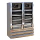 Howard-McCray GF42BM-S-FF - Freezer Merchandiser, 2 Section, Hinged Doors