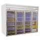 Howard-McCray GR102 - Refrigerator Merchandiser, 4 Section, Hinged Doors