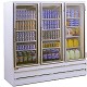 Howard-McCray GR75BM - Refrigerator Merchandiser, 3 Section, Hinged Doors
