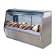 Howard-McCray SC-CFS32E-6C-S-LED - Curved Glass Fish/Poultry Case, Single Duty