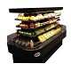 Howard-McCray SC-OD42I-7-B-LED - Island Merchandiser, Black, 84