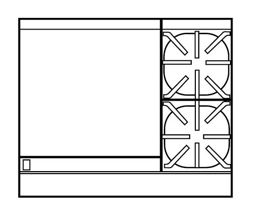 Imperial IR-2-G24-XB Restaurant Range 