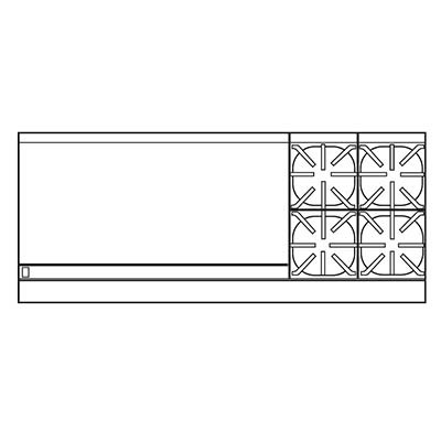 Imperial IR-4-G48-C Restaurant Range 