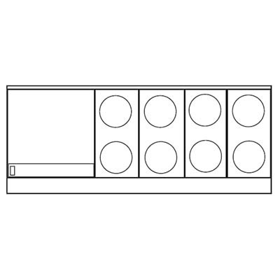 Imperial IR-8-G24T-E-C Restaurant Range 
