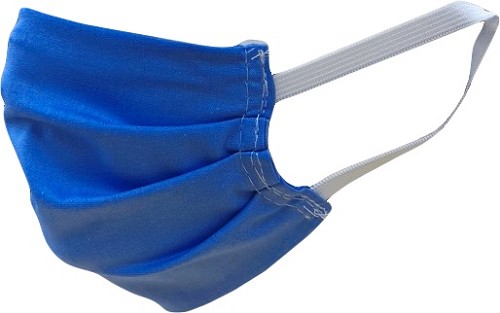 Intedge INTE12M-B - Blue Face Mask, 65/35 Poly/Cotton 