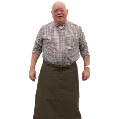 Intedge 334-BRN Bib Apron 
