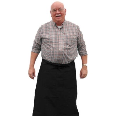 Intedge 334-1-BLA Waist Apron 