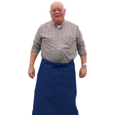 Intedge 334-1-BLU Waist Apron 