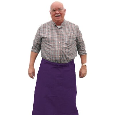 Intedge 334-1-PUR Waist Apron 