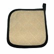 Intedge 318T-8 - Pot Holder, 8'L x 8'W, square, resistant up to 450°F, terry, natural 