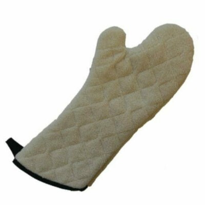 Intedge 338HDT-17 - Oven Mitt, 17', heat-resistant up to 450°F, heavy-duty terry, natural 