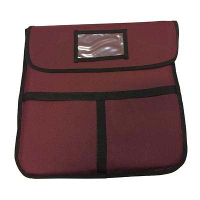 Intedge CIPK-4 - Pizza Delivery Bag, 20' x 20' x 5-3/8', square, holds 2-4 pizzas, Cadura Nylon 