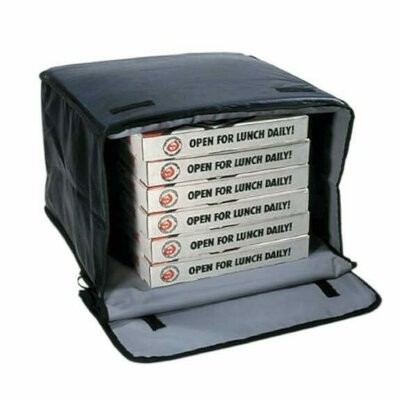 intedge IPK-8 - Pizza Delivery Bag, 20' x 20' x 12', holds 6-8 pizzas, 1' foam insulation, vinyl 