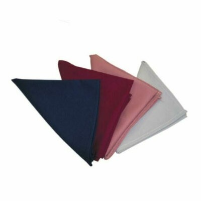 Intedge NCMP1818BU - Napkin, 18'L x 18'W, square, 100% polyester, burgundy, (Case of 12) 