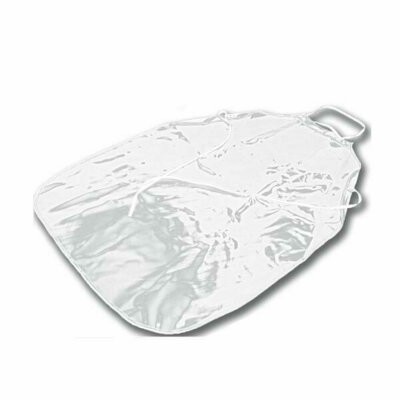 Intedge PDWA - Dishwasher Apron, 48'L x 35'W, long, nylon ties, plastic, clear 