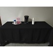 Intedge TCM3636-BLA Tablecloth 