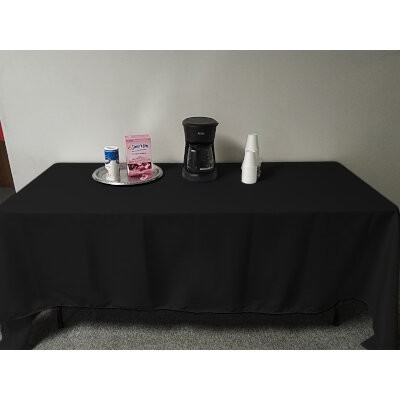 Intedge TCM64110-BLA Tablecloth 