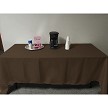 Intedge TCM4554-BRN Tablecloth 