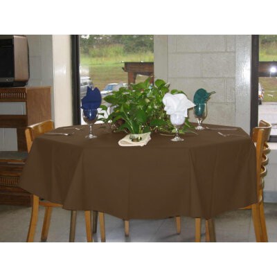 Intedge TCM90R-BRN Tablecloth 