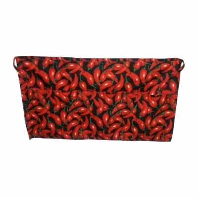 Intedge 342-HP - Waist Apron, 11'L x 22'W, (3) pockets, hot pepper 