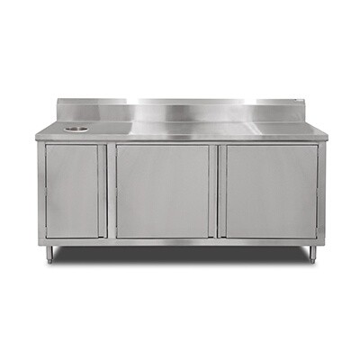 John Boos 4BU4R5-3648-R Cabinet Base Work Table 
