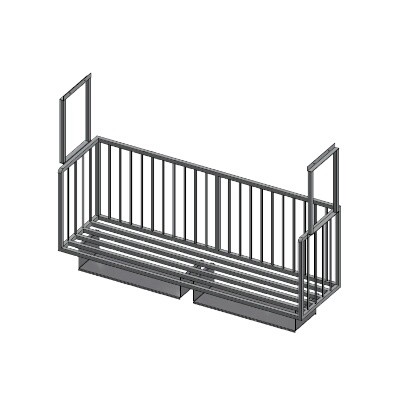 John Boos ALMBR-6C Boat Rack 