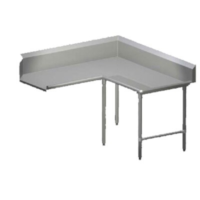 John Boos CDT4-K6084SBK-R Clean Dishtable 