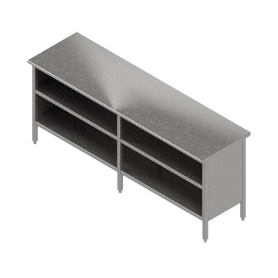 John Boos EBOS6-24120 Cabinet Base Work Table 