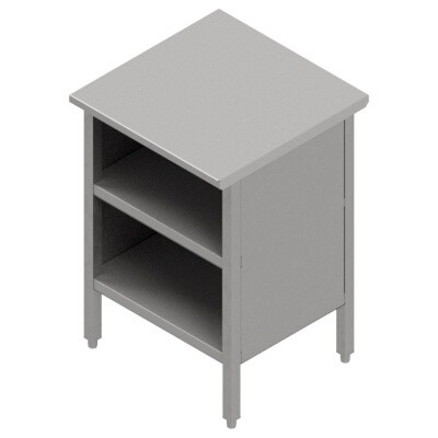 John Boos EBOS6-3072 Cabinet Base Work Table 