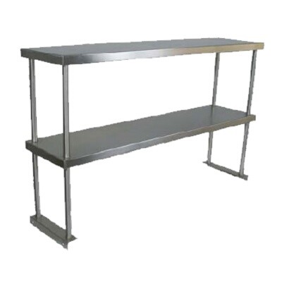 John Boos OS-ED-1872 Table-Mounted Overshelf 