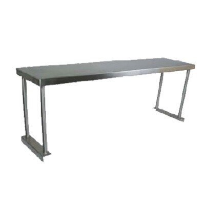 John Boos OS-ES-1272 Table-Mounted Overshelf 