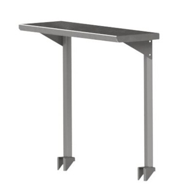 John Boos OSC16FK-12132 Table-Mounted Overshelf 