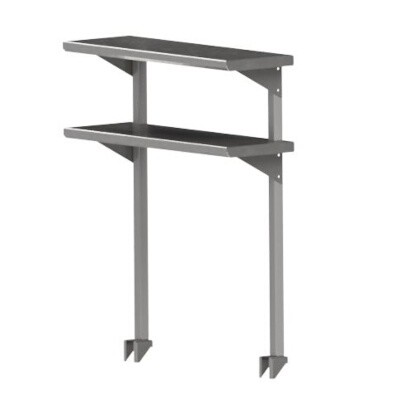 John Boos OSC26FK-12120 Table-Mounted Overshelf 